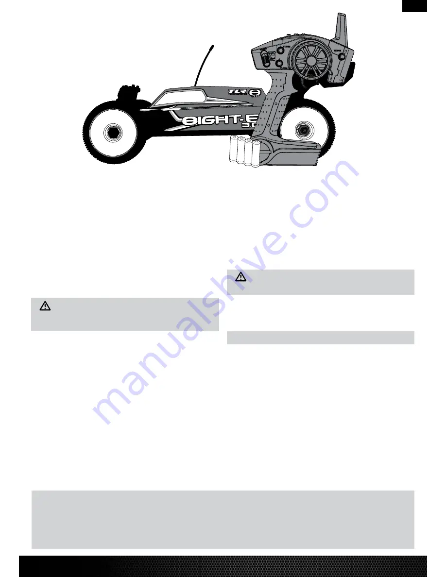 Horizon Hobby Eight-E 3.0 Instruction Manual Download Page 3