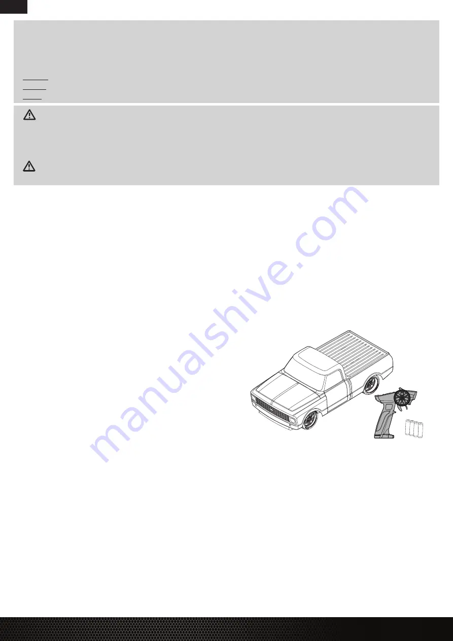 Horizon Hobby LOS03034T1 Instruction Manual Download Page 2