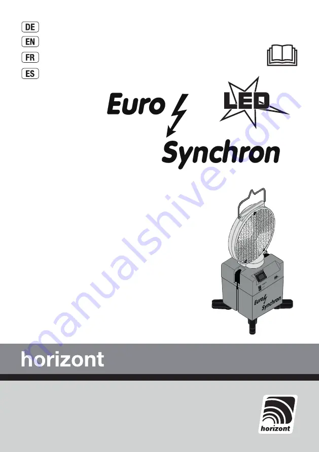 Horizont Euro-Synchron Euro-Blitz 208821FLED Instruction Manual Download Page 1