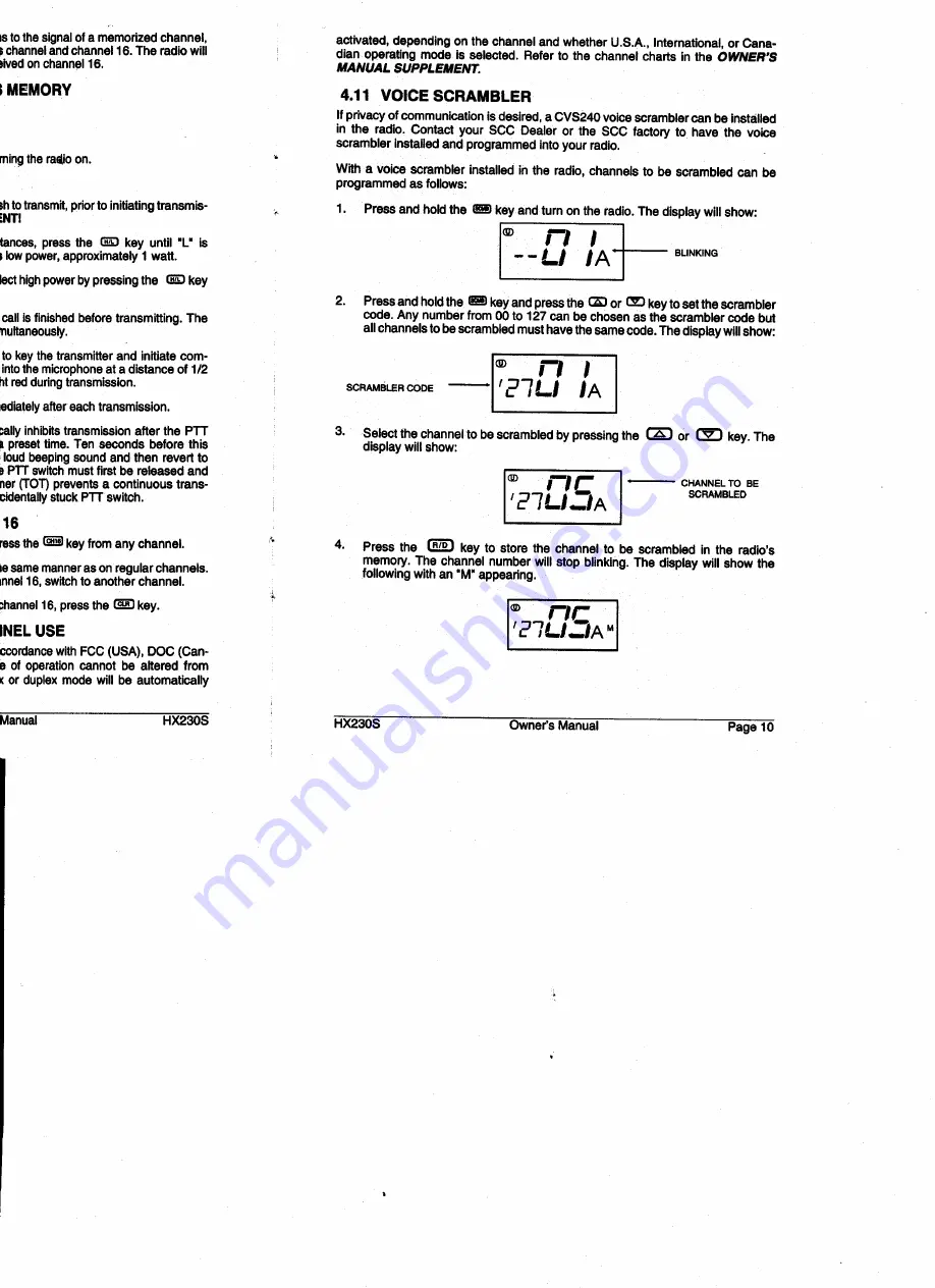 Horizont HX230S Owner'S Manual Download Page 12