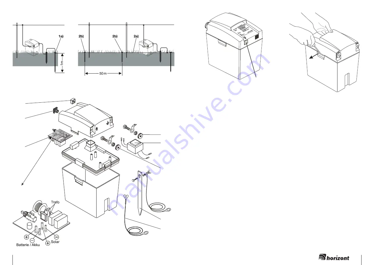 Horizont trapper B22 Instruction Manual Download Page 2