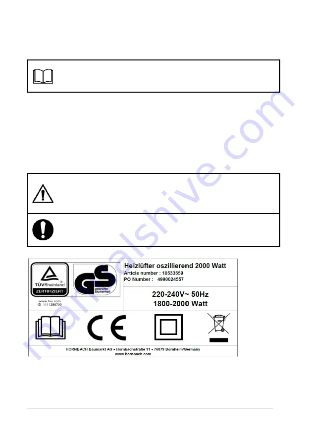 Hornbach 10533559 User Manual Download Page 47