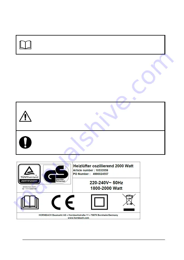 Hornbach 10533559 User Manual Download Page 72