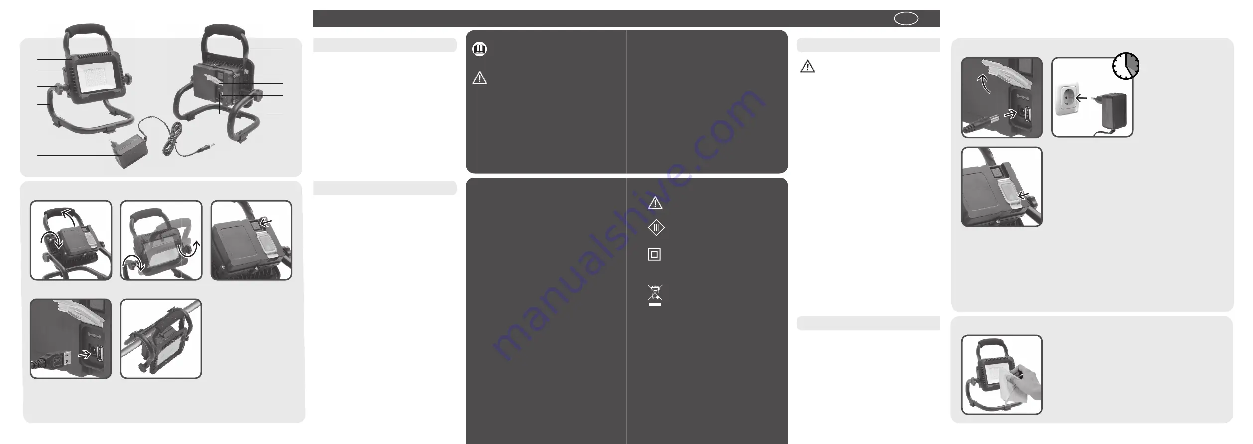 Hornbach LUMAK PRO 10350851 Operating Instructions Manual Download Page 4