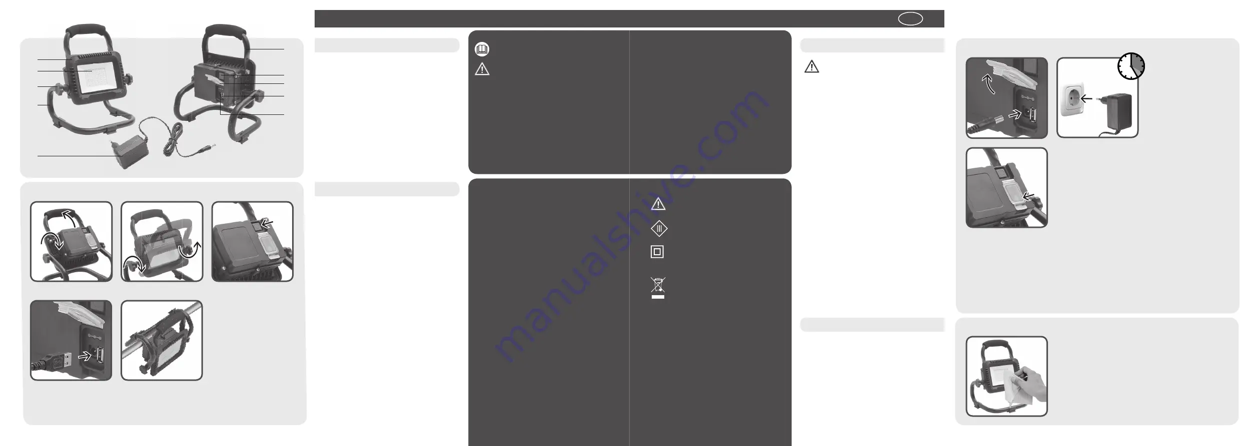 Hornbach LUMAK PRO 10350851 Operating Instructions Manual Download Page 7