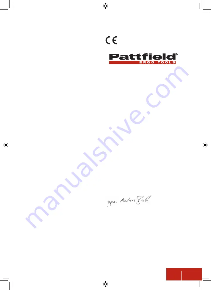 Hornbach Pattfield PSC120M1 Manual Download Page 43