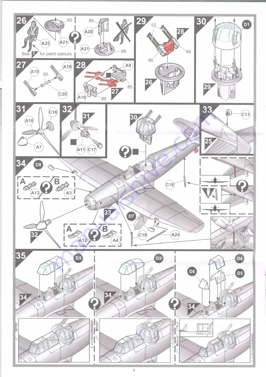 Hornby Hobbies AIRFIX A02069 Скачать руководство пользователя страница 6