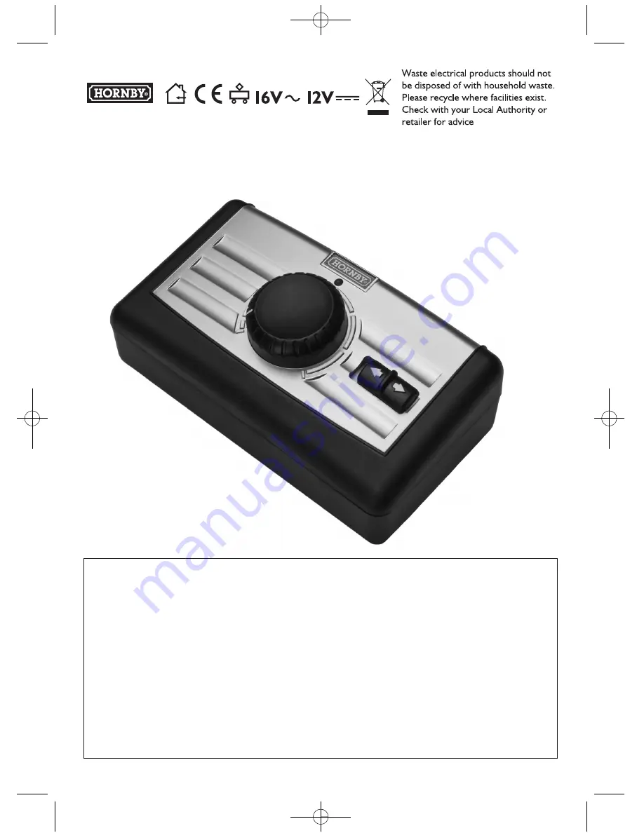 Hornby R8250 Manual Download Page 1