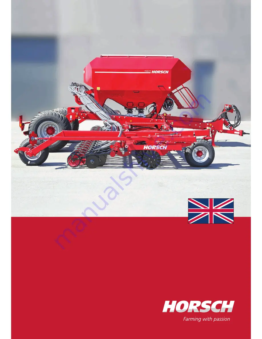 horsch Pronto 6 NT Operating Instructions Manual Download Page 1