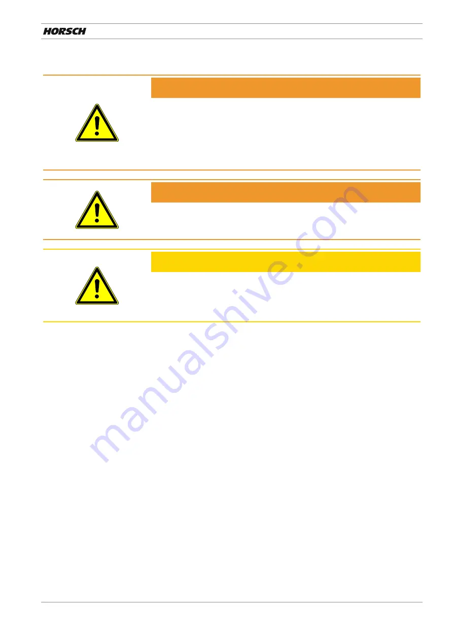 horsch Transformer 12 VF Operating Instructions Manual Download Page 43