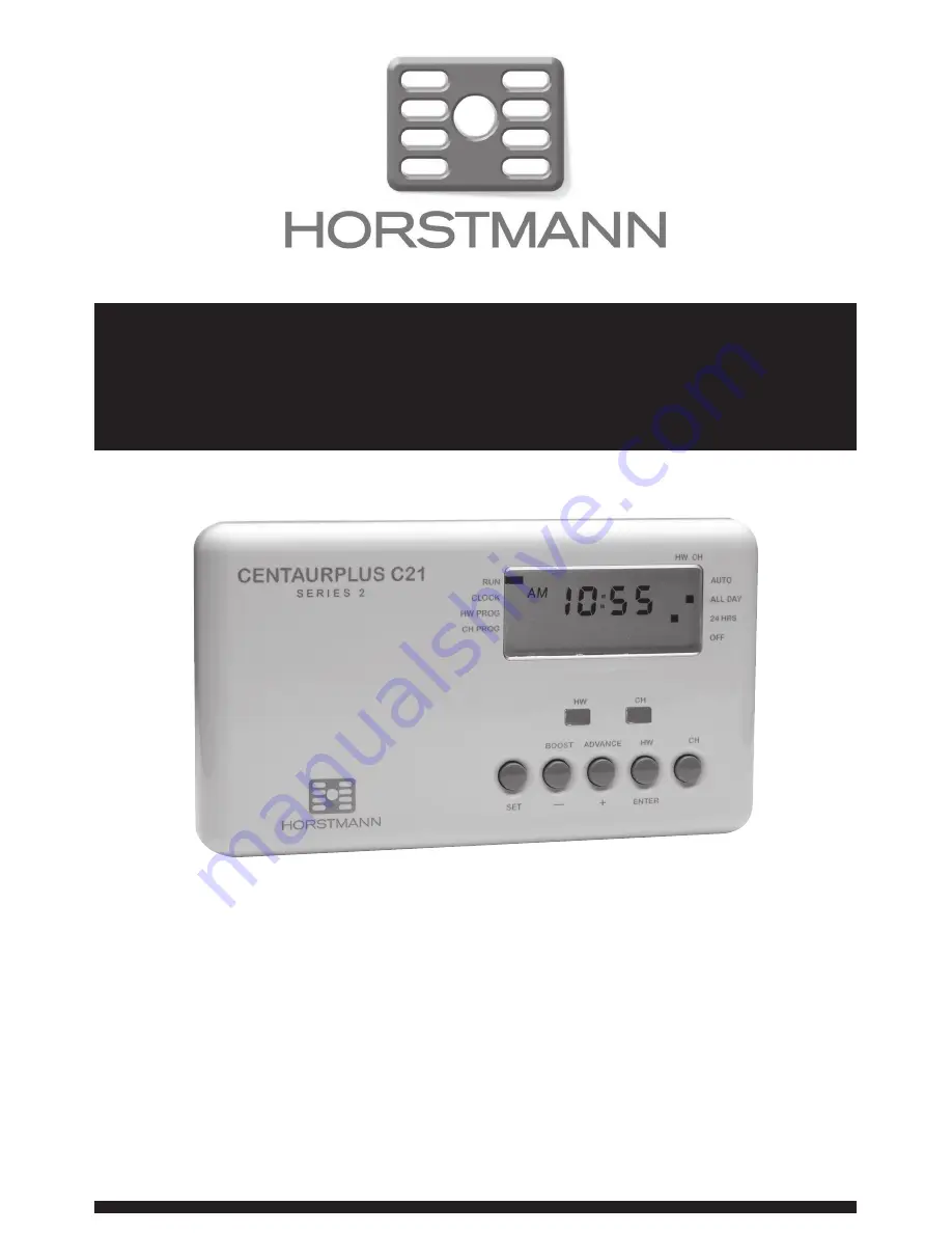 Horstmann CentaurPlus C21 Series 2 User Operating Instructions Manual Download Page 1