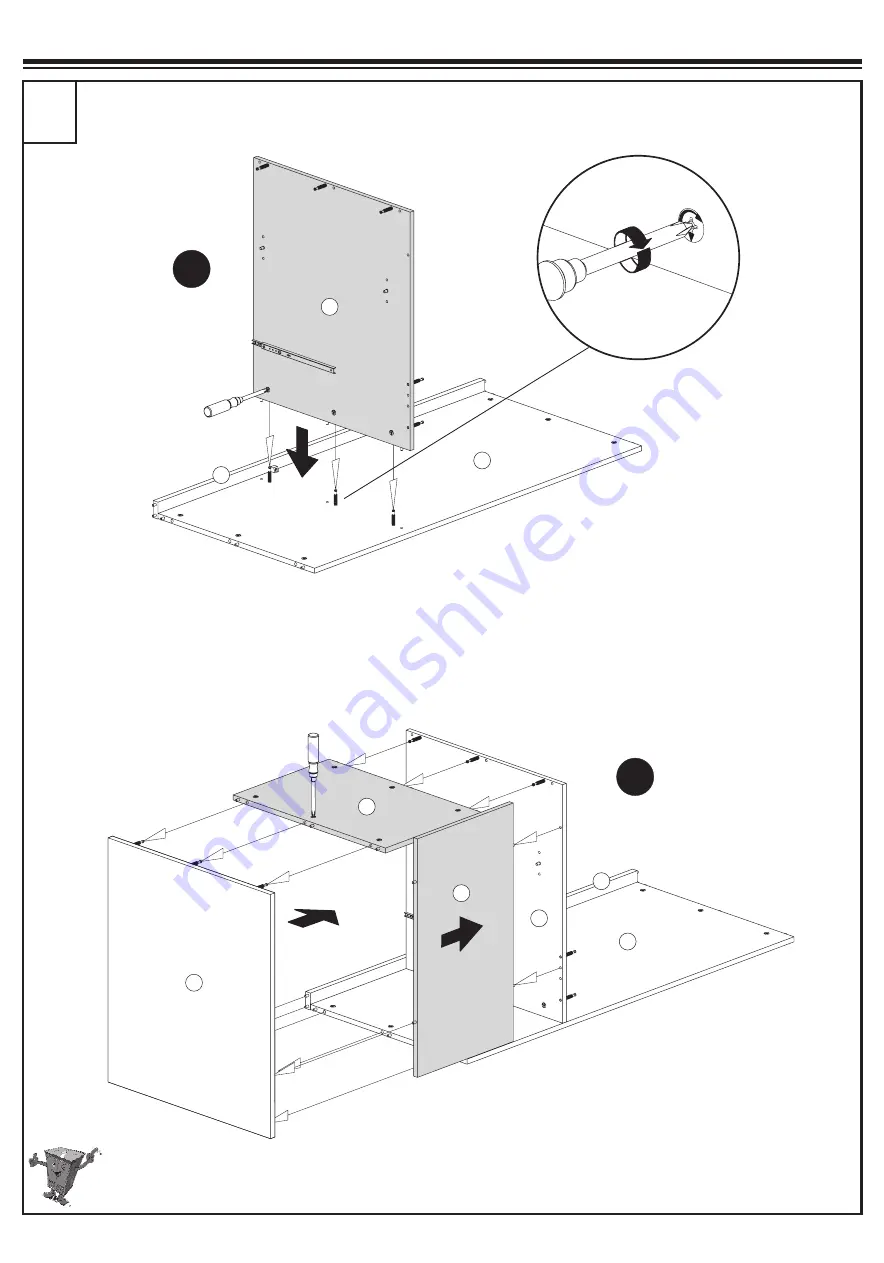 Horstmann FMD Furniture LENA 345-001 Assembly Instructions Manual Download Page 6