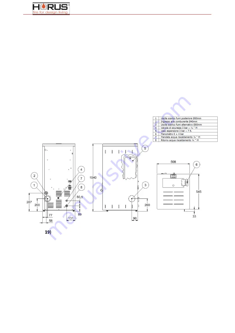 Horus AQUA 14.0 Operating, Installation And Maintenance Manual Download Page 64