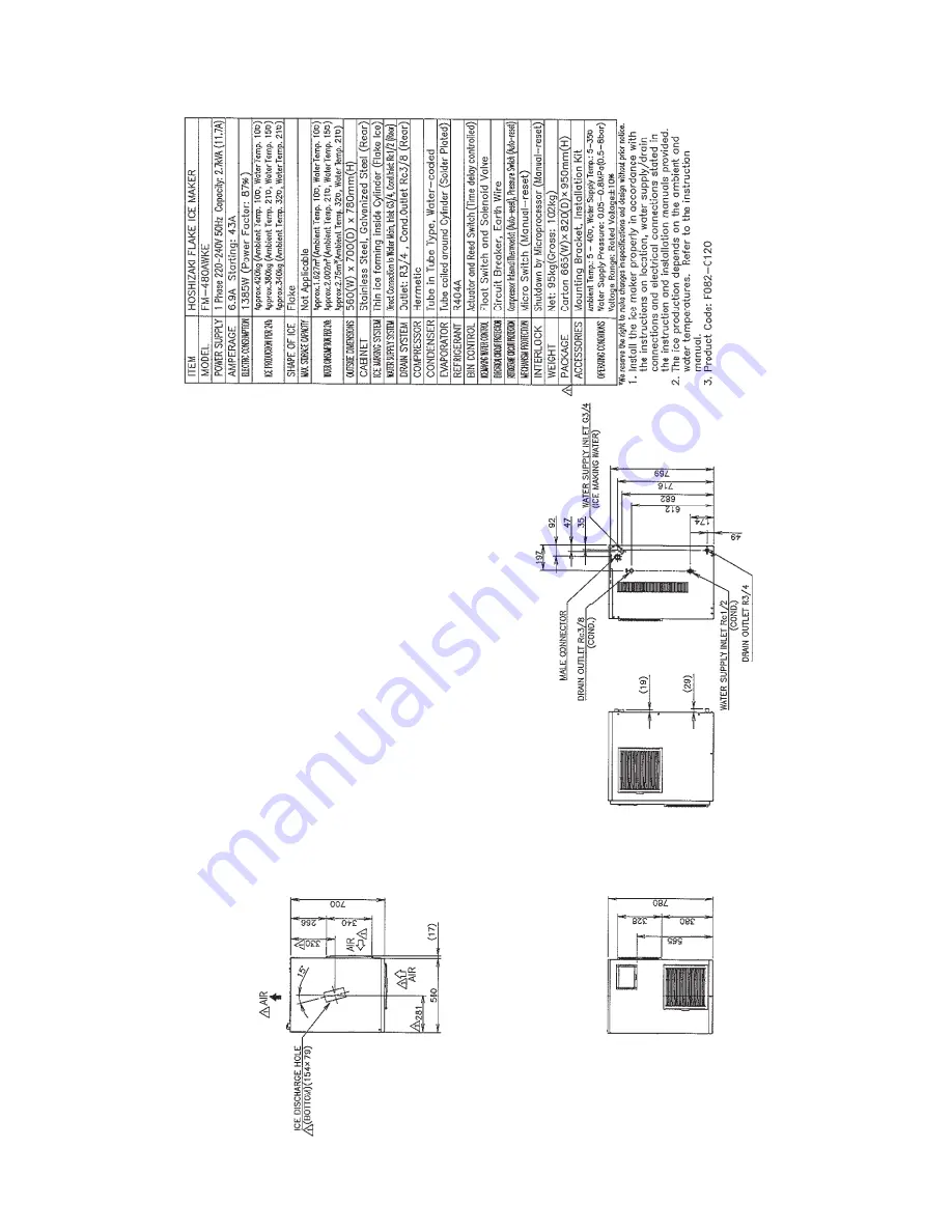 Hoshizaki 1800ALKE(-N) Service Manual Download Page 16