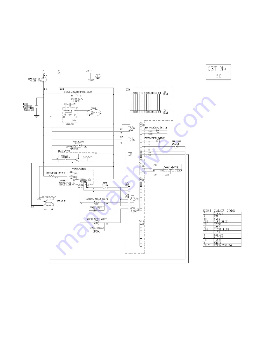 Hoshizaki 1800ALKE(-N) Service Manual Download Page 60