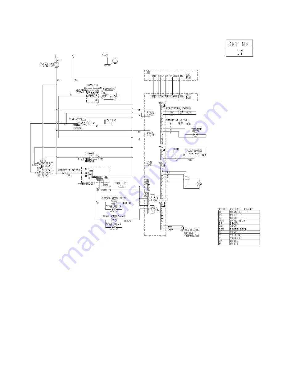 Hoshizaki 1800ALKE(-N) Service Manual Download Page 62