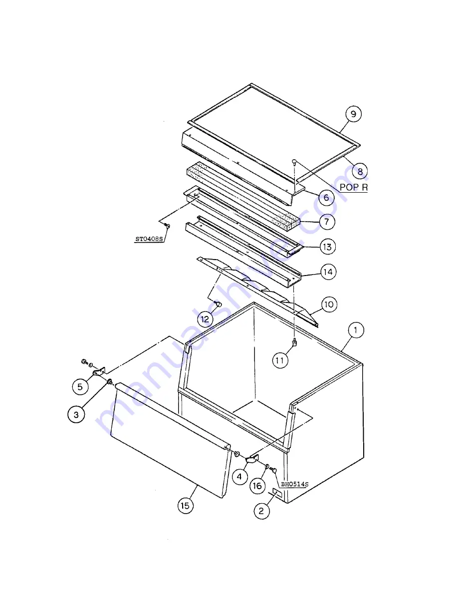 Hoshizaki B-250PD Parts List Download Page 5