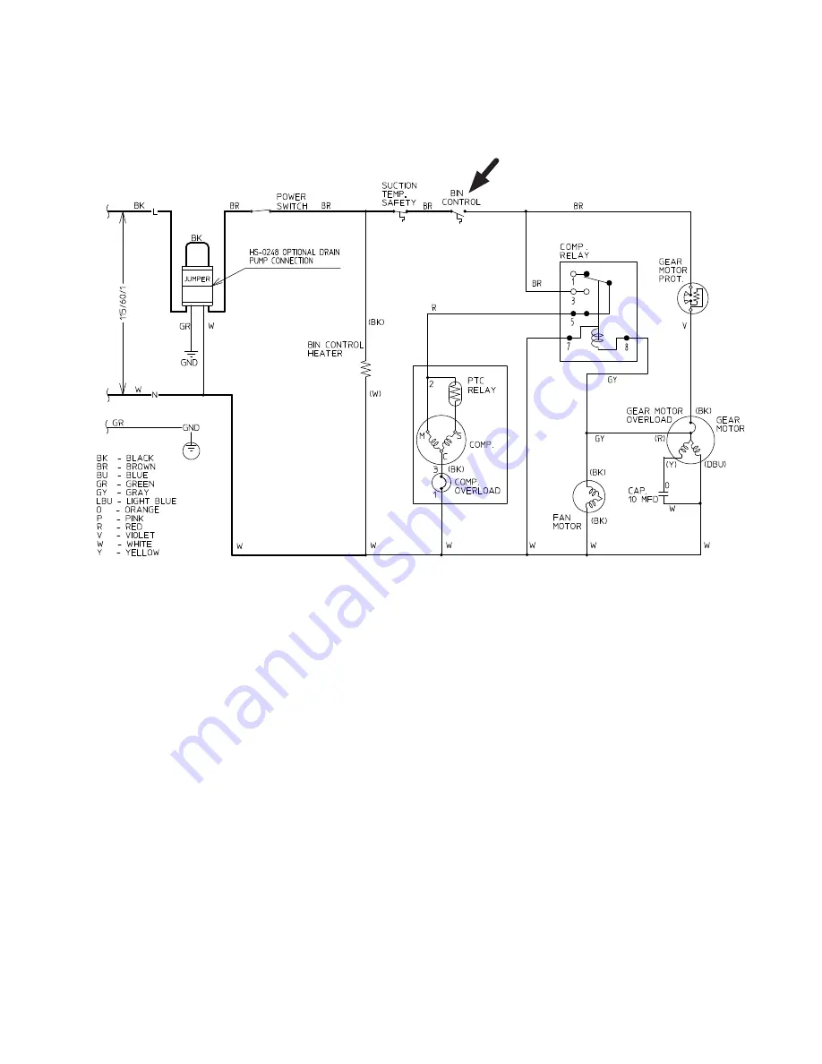 Hoshizaki C-100BAF-AD Service Manual Download Page 13