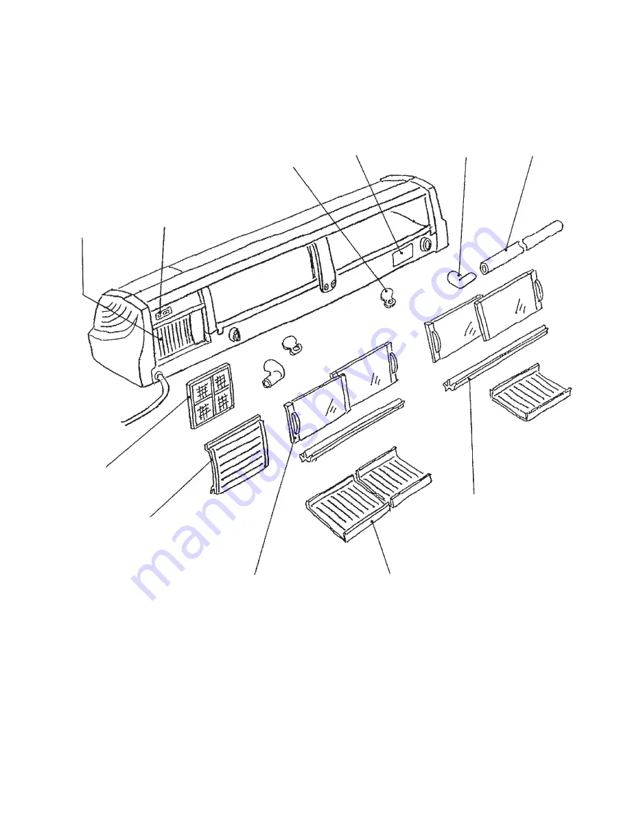 Hoshizaki COUNTER SHOWCASE HNC-120BA-L/R-S Скачать руководство пользователя страница 5