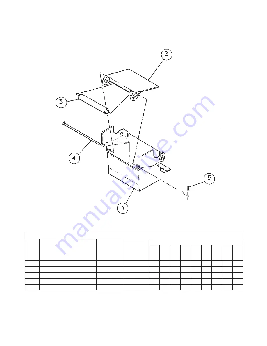 Hoshizaki DB-130H Parts List Download Page 19