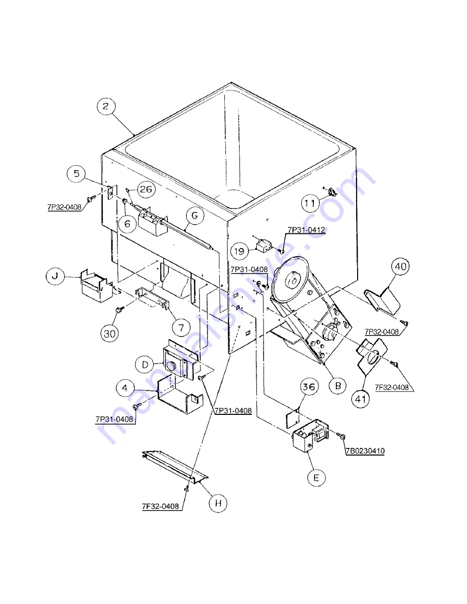 Hoshizaki DB-200C Скачать руководство пользователя страница 14