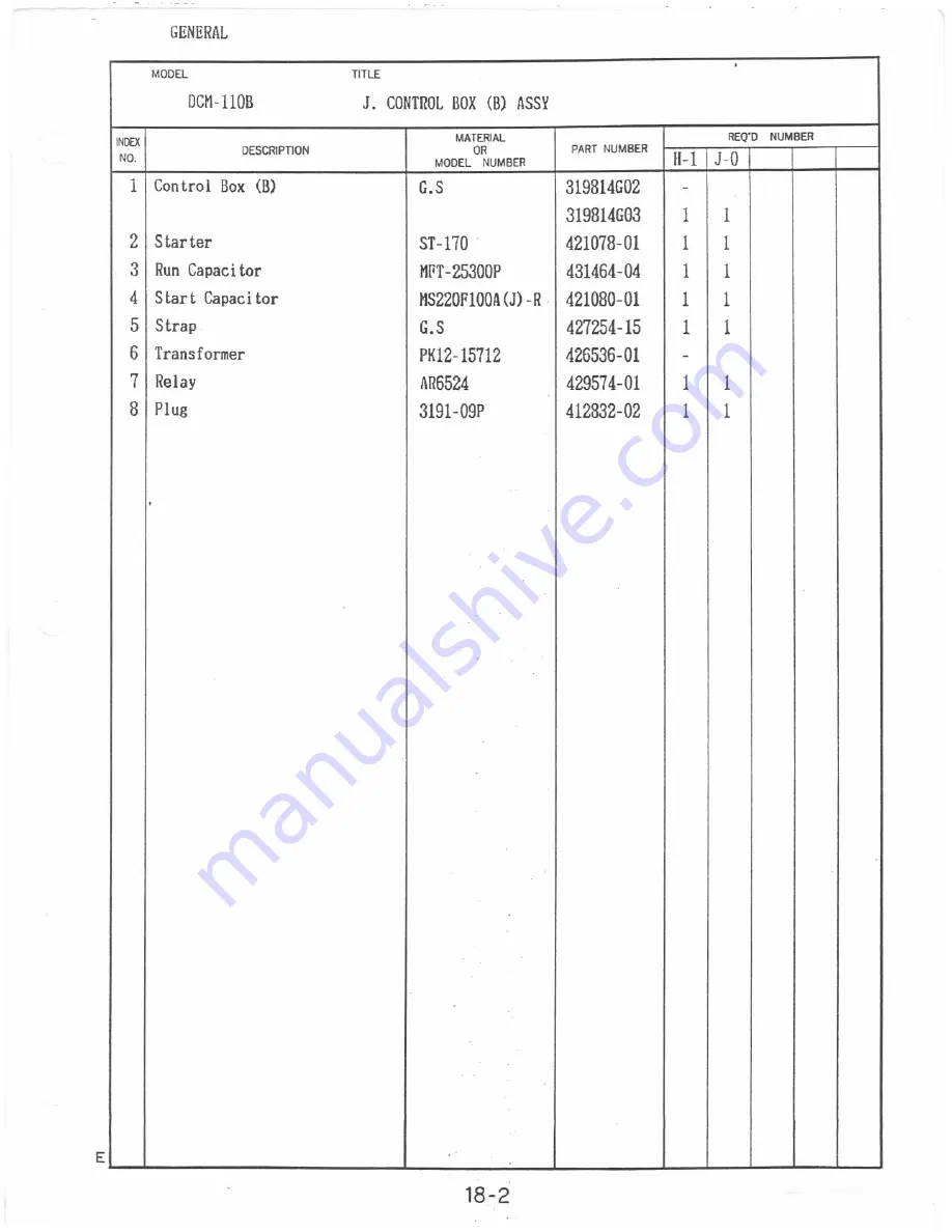 Hoshizaki DCM-110B Скачать руководство пользователя страница 35