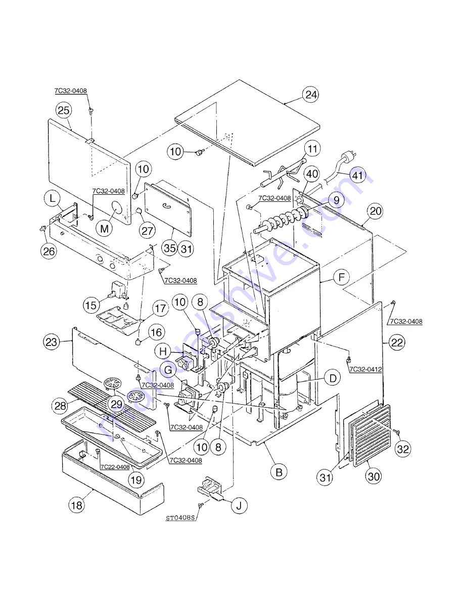 Hoshizaki DCM-230FE-UK Скачать руководство пользователя страница 4