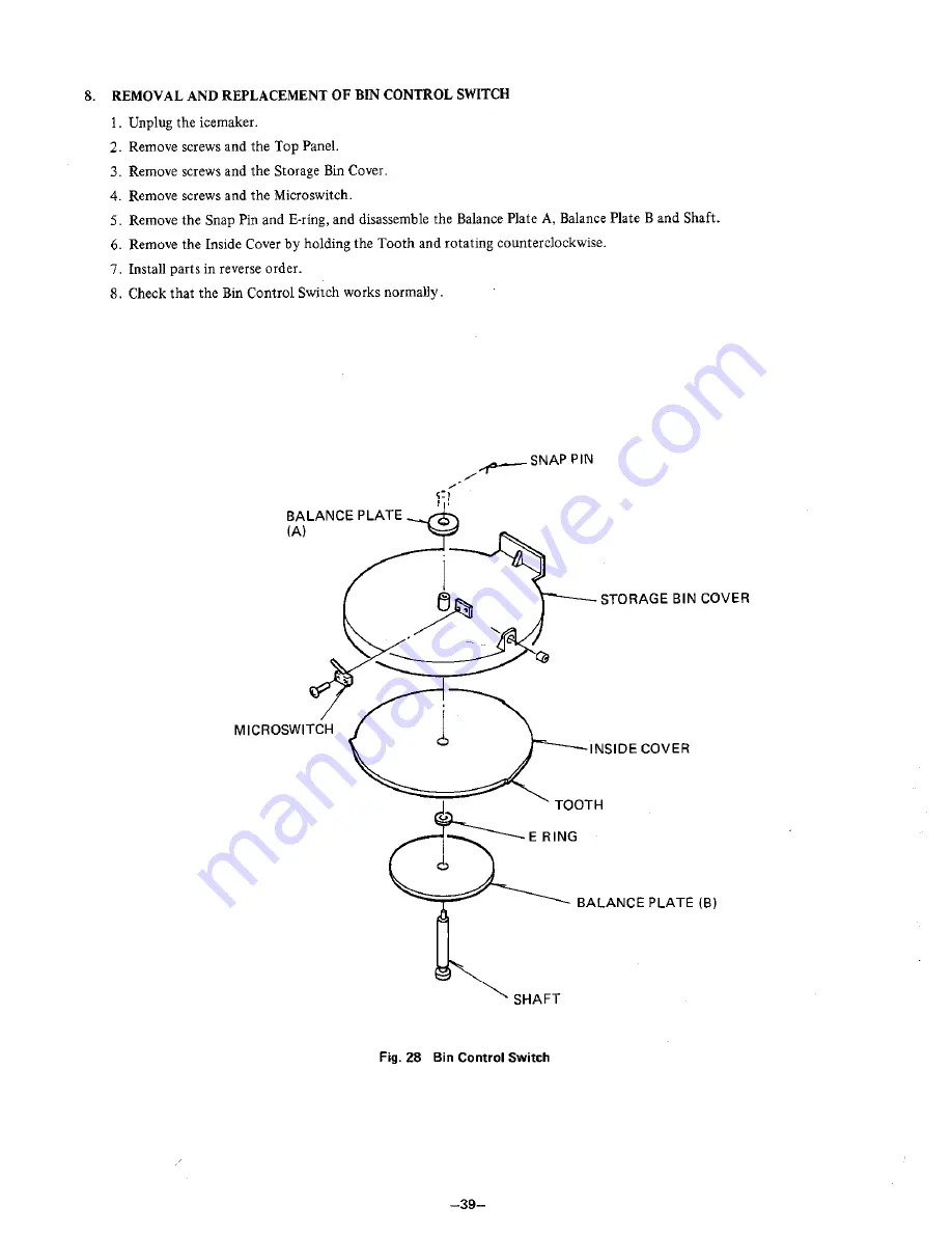 Hoshizaki DCM-231U Скачать руководство пользователя страница 45