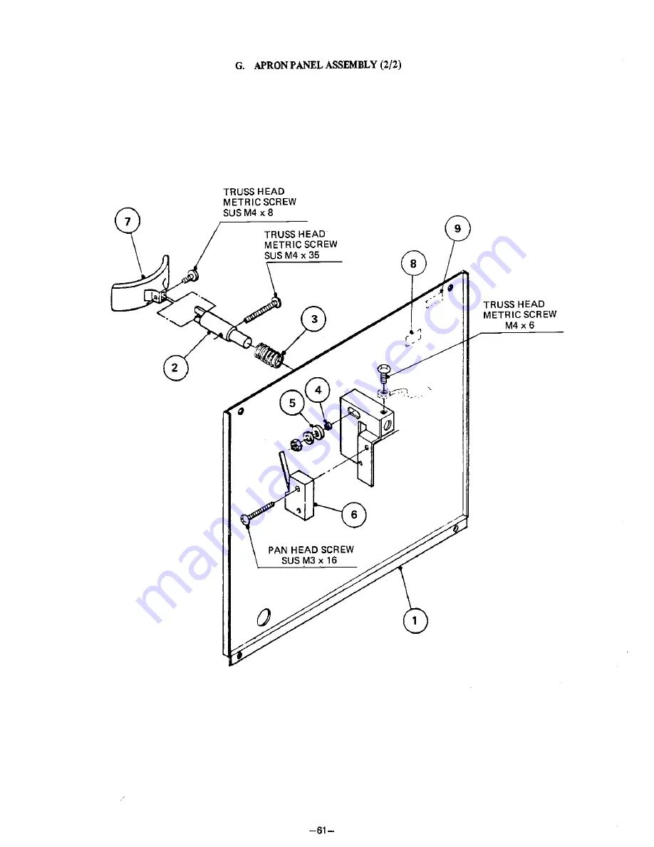 Hoshizaki DCM-231U Service Manual Download Page 69