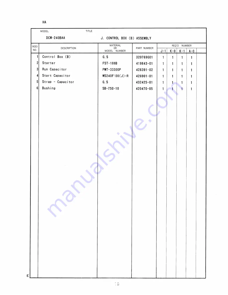 Hoshizaki DCM-240BAA Скачать руководство пользователя страница 23