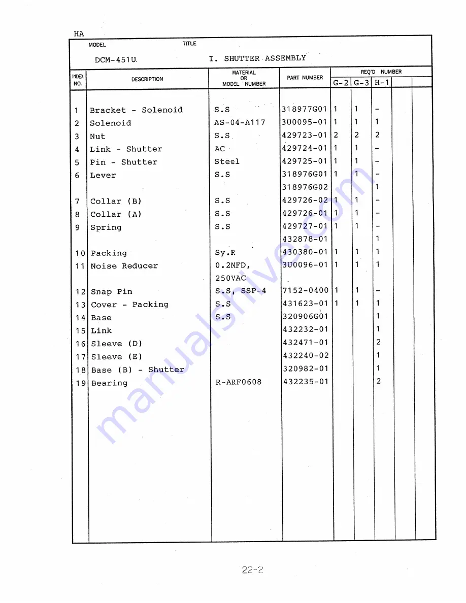 Hoshizaki DCM-451U Скачать руководство пользователя страница 40