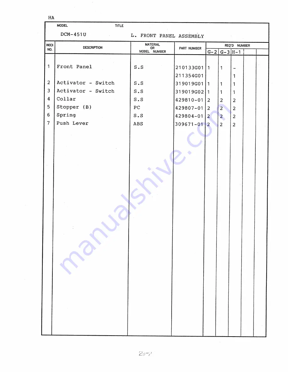 Hoshizaki DCM-451U Скачать руководство пользователя страница 54