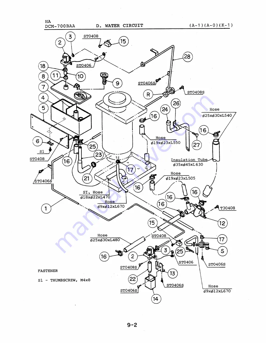 Hoshizaki DCM-700BAA Parts List Download Page 16