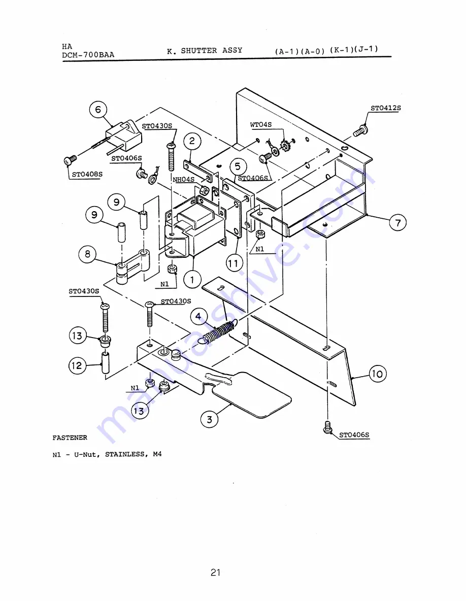 Hoshizaki DCM-700BAA Parts List Download Page 28