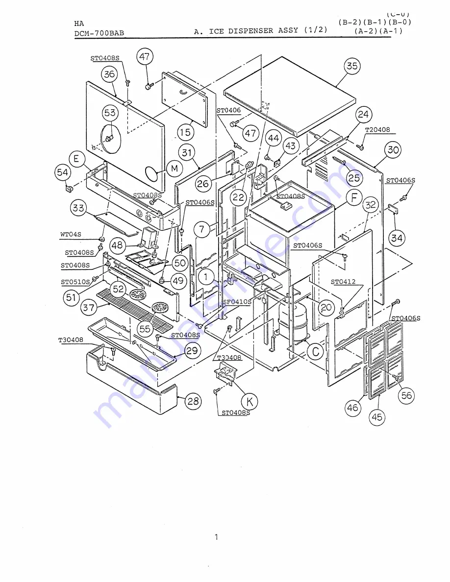 Hoshizaki DCM-700BAB Скачать руководство пользователя страница 4