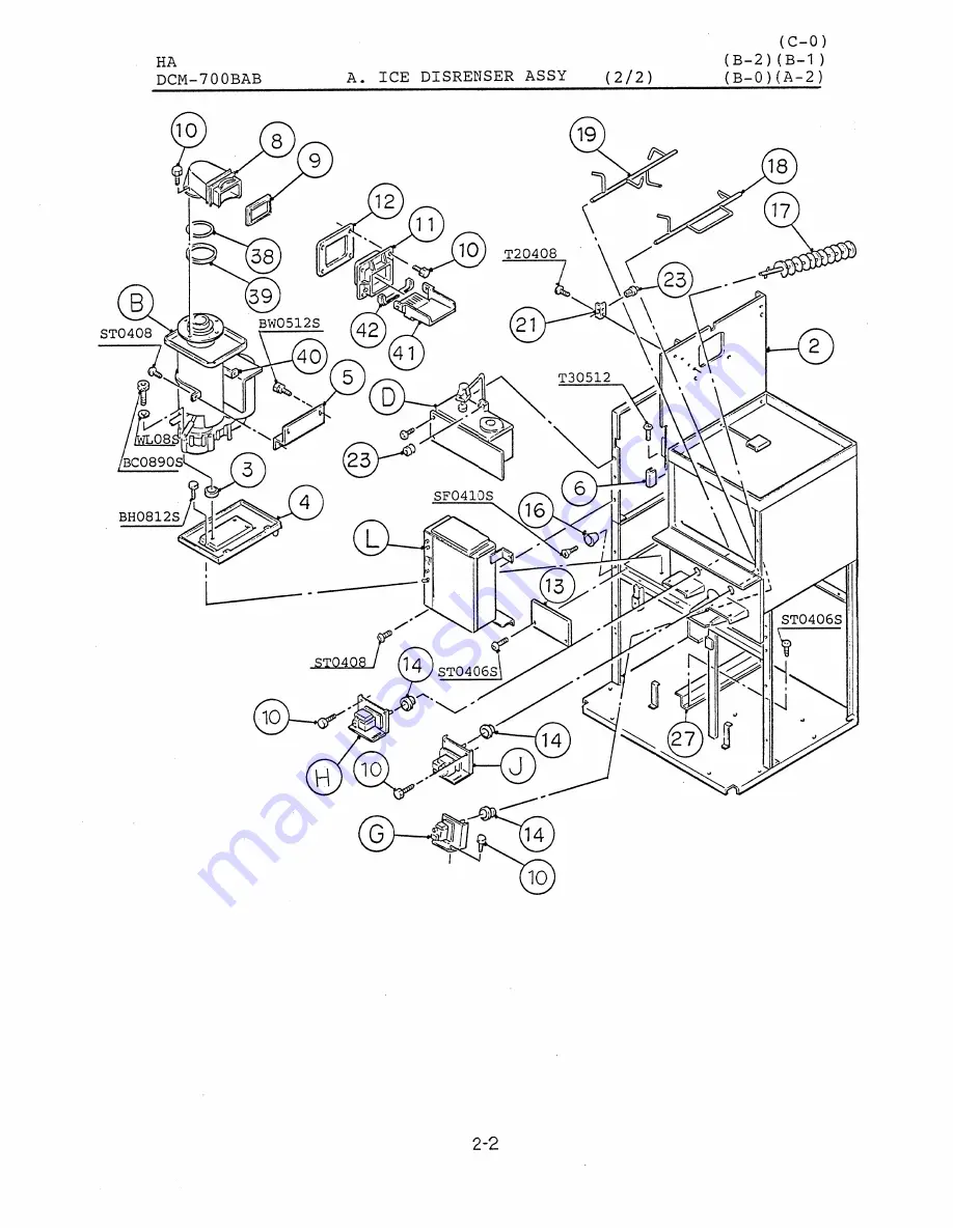 Hoshizaki DCM-700BAB Скачать руководство пользователя страница 6