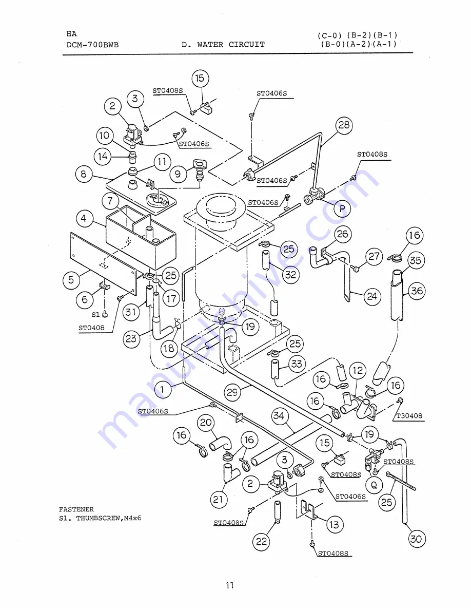 Hoshizaki DCM-700BWB Скачать руководство пользователя страница 23