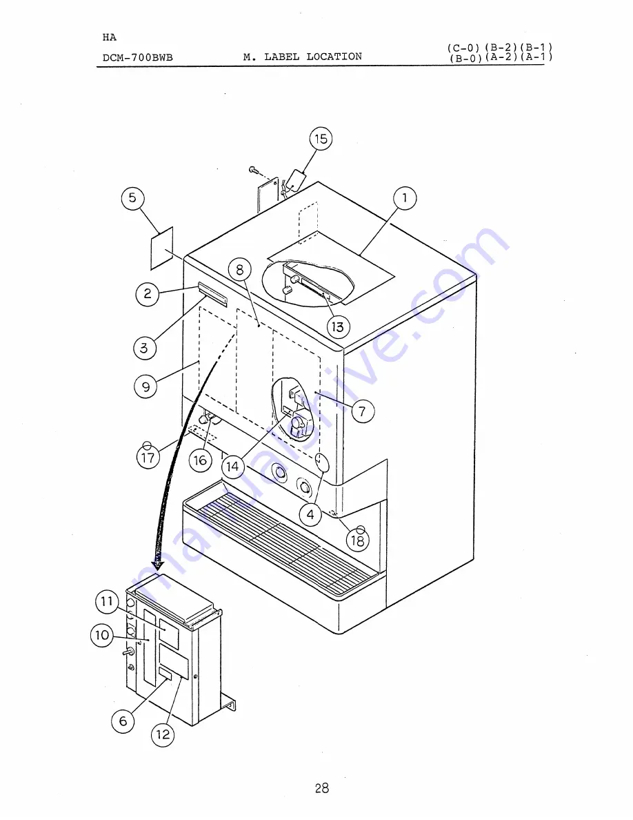 Hoshizaki DCM-700BWB Скачать руководство пользователя страница 49