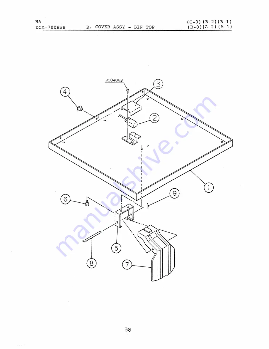 Hoshizaki DCM-700BWB Скачать руководство пользователя страница 61