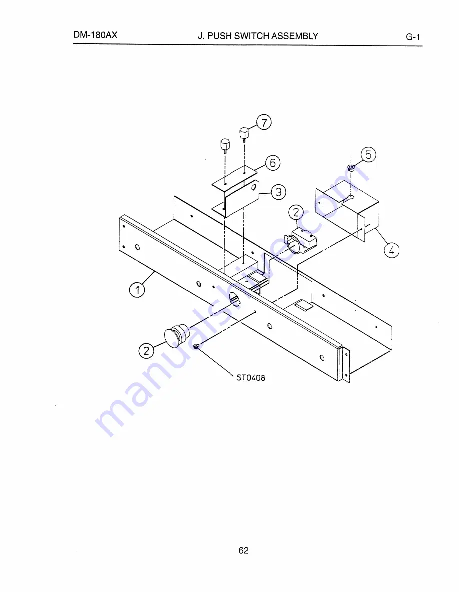 Hoshizaki DM-180A Parts List Download Page 66