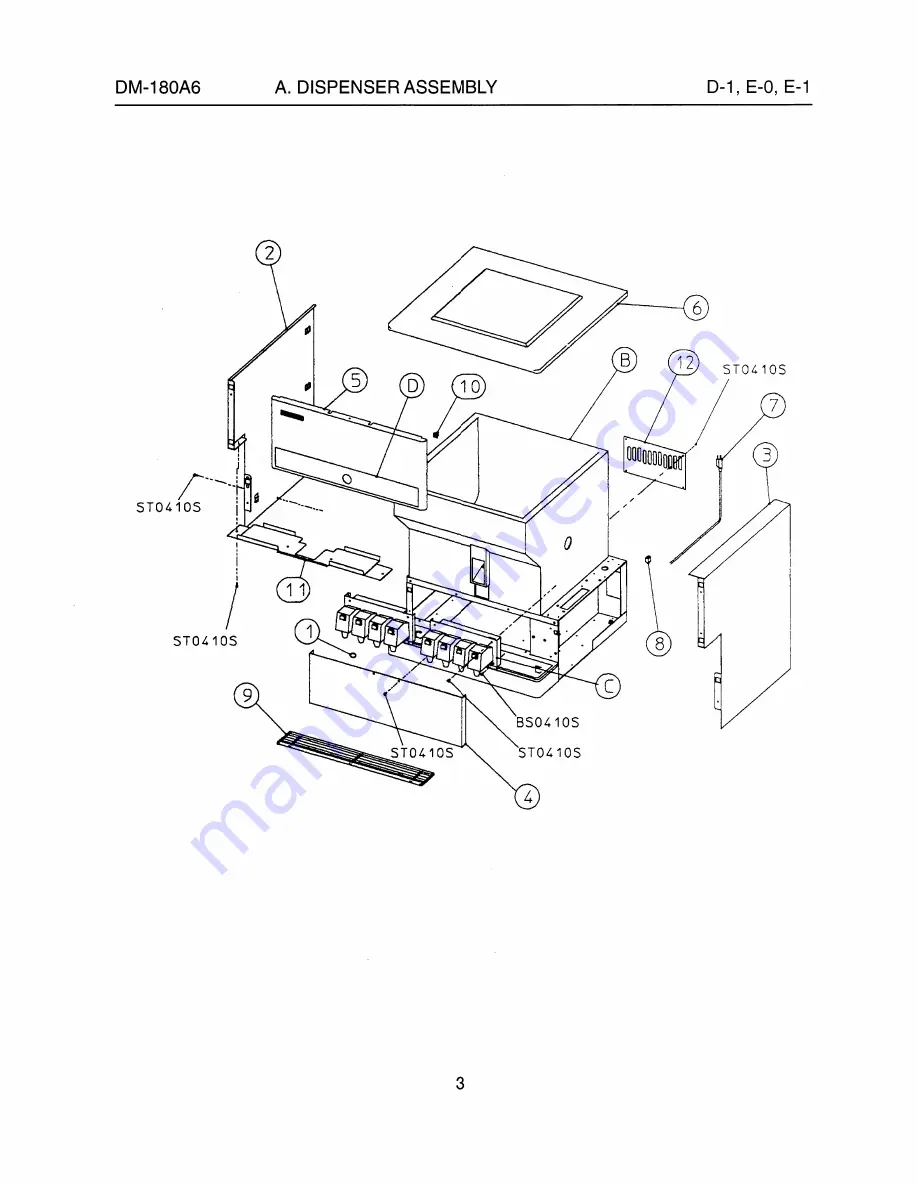 Hoshizaki DM-180A6 Скачать руководство пользователя страница 4