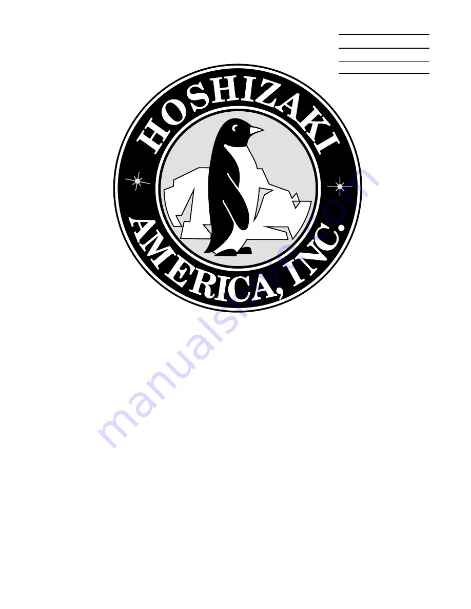 Hoshizaki F-1000MAE Parts List Download Page 1