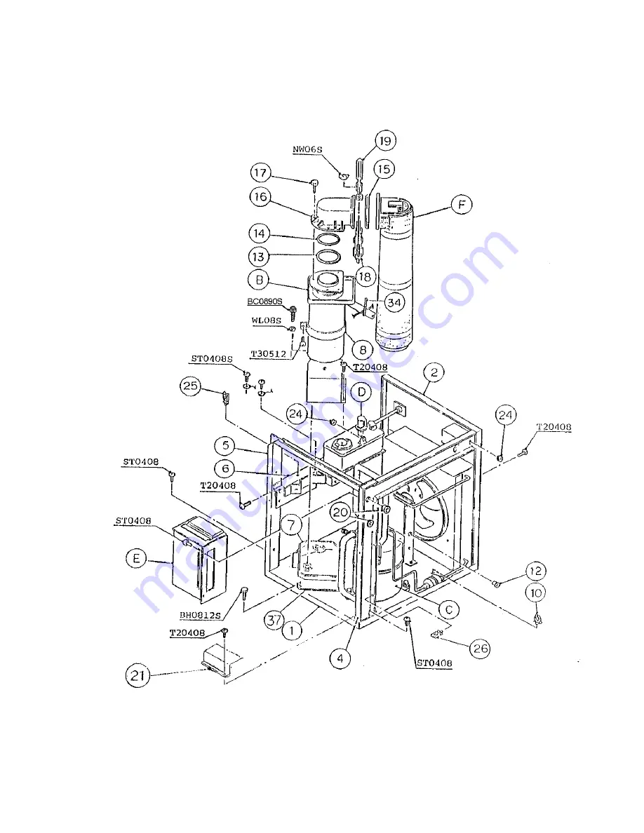 Hoshizaki F-1000MAE Parts List Download Page 10