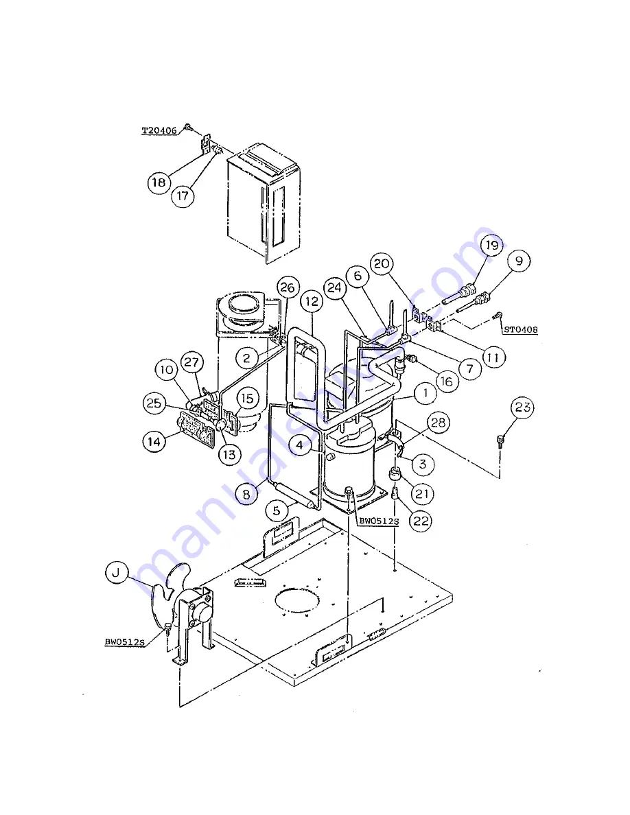 Hoshizaki F-1000MAE Parts List Download Page 58