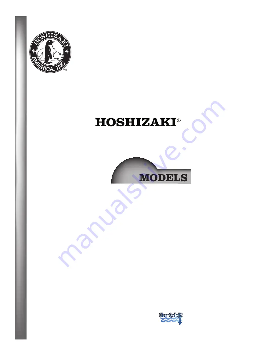 Hoshizaki F-1500MAH Parts List Download Page 1