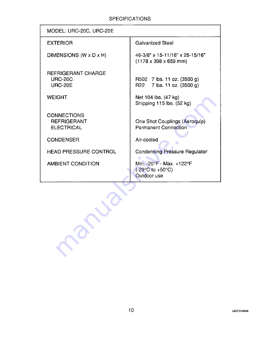 Hoshizaki F-2000M Service Manual Download Page 16