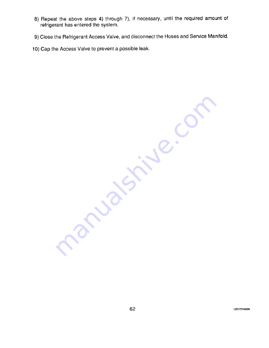 Hoshizaki F-2000M Service Manual Download Page 68