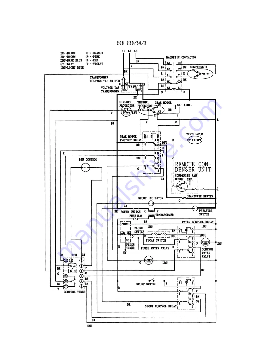 Hoshizaki F-2000MLF Service Manual Download Page 36