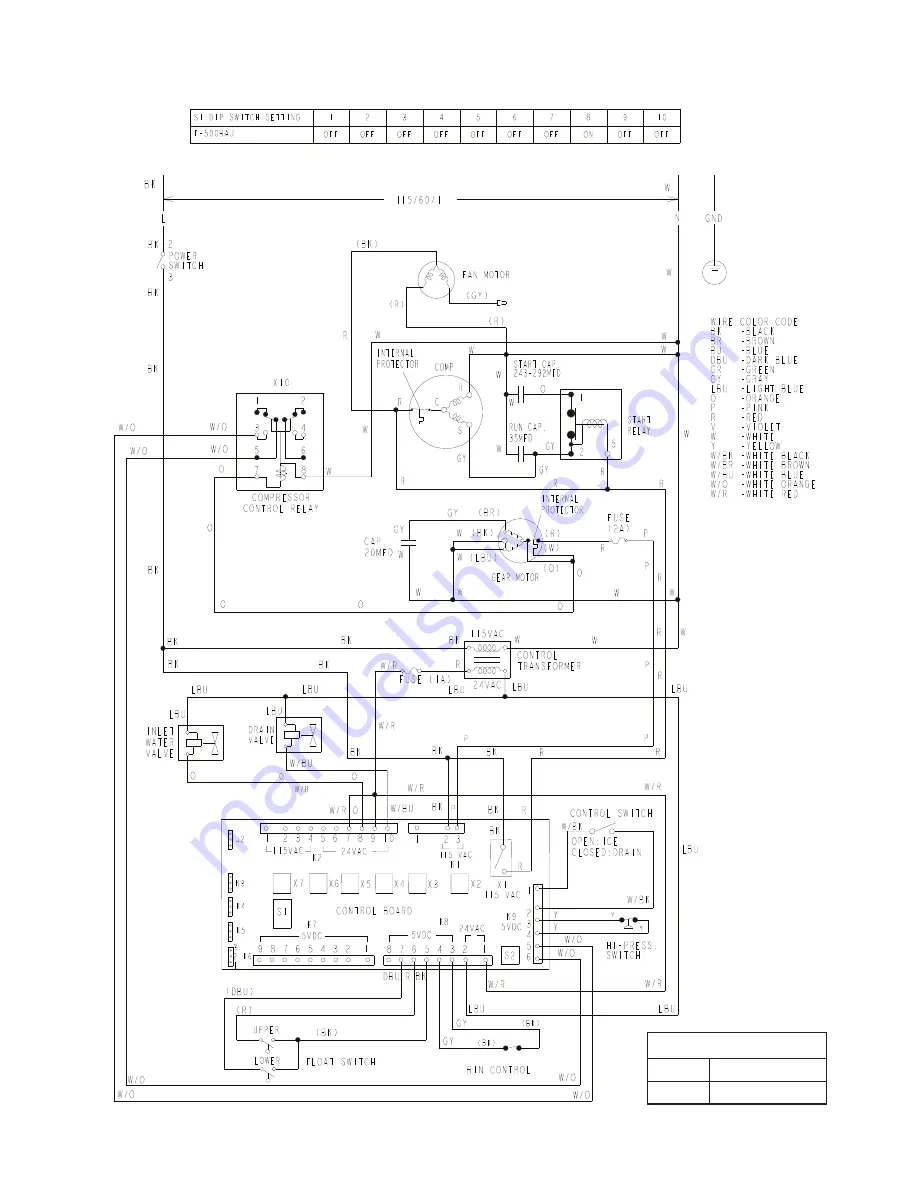 Hoshizaki F-300BAJ Service Manual Download Page 53