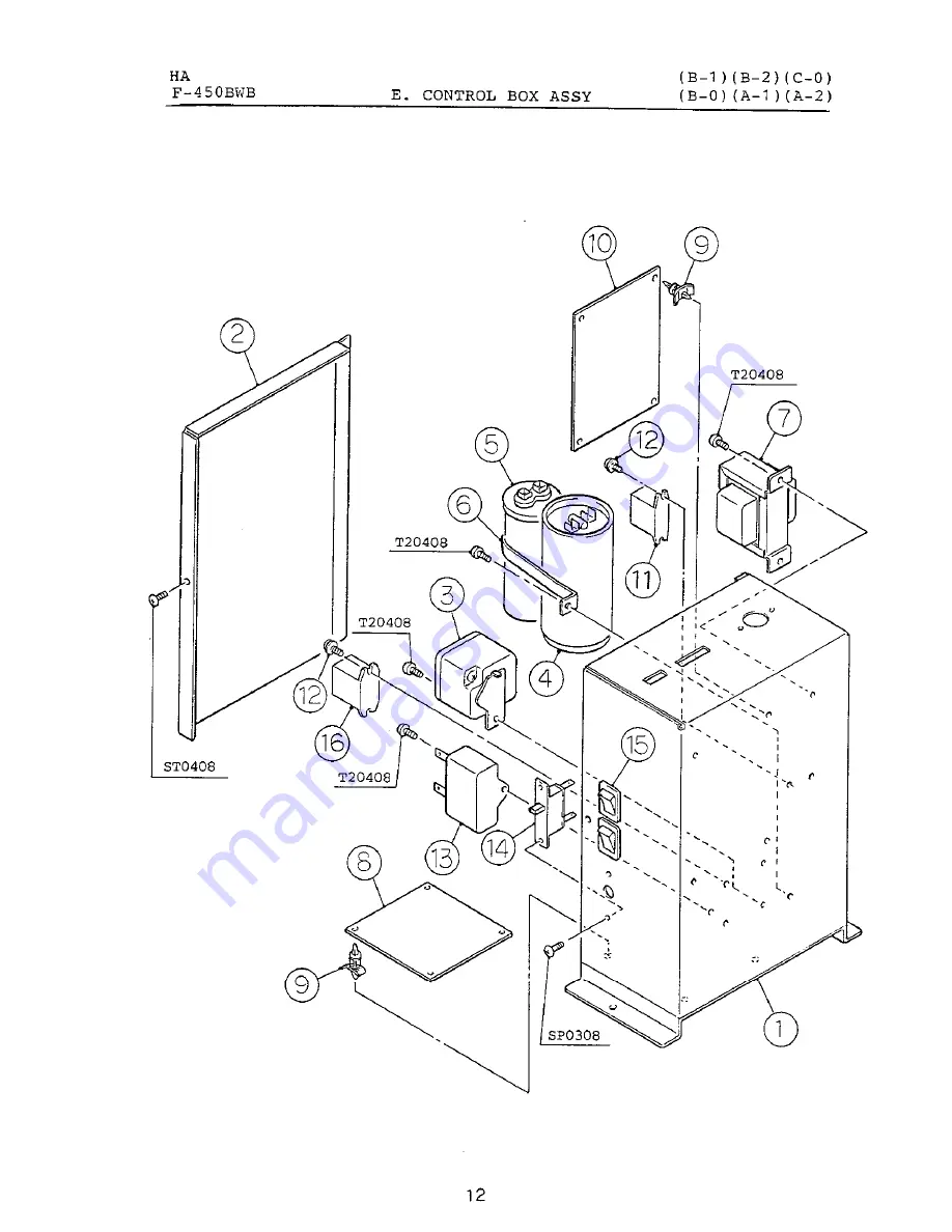 Hoshizaki F-450BWB Parts List Download Page 27